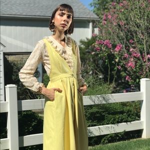 Vintage lace blouse with frill accents